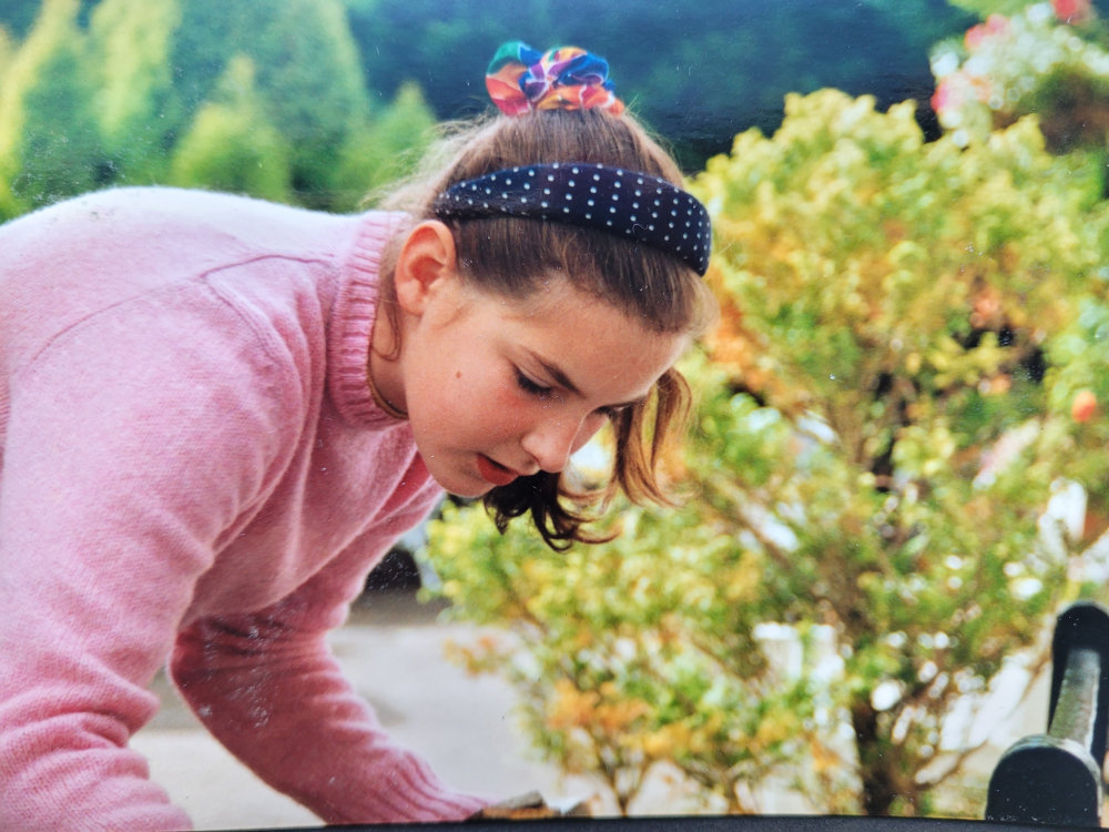 Young person learning in nature