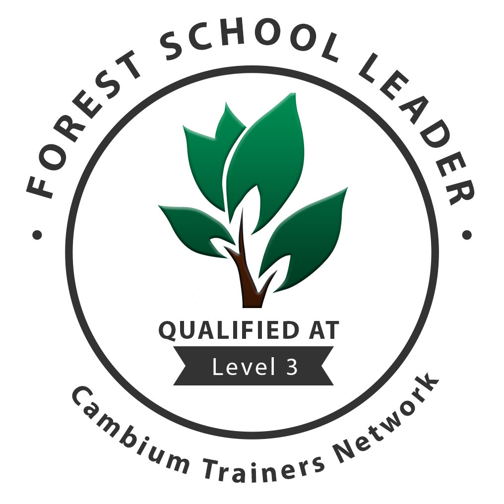 Forest School Leader Level 3 badge with Cambium Trainers Network